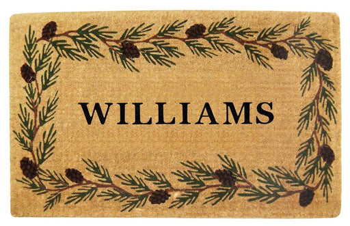 Evergreen Mat - 22 x 36 - Personalized-Heavy Duty Cocomat-Accentuary