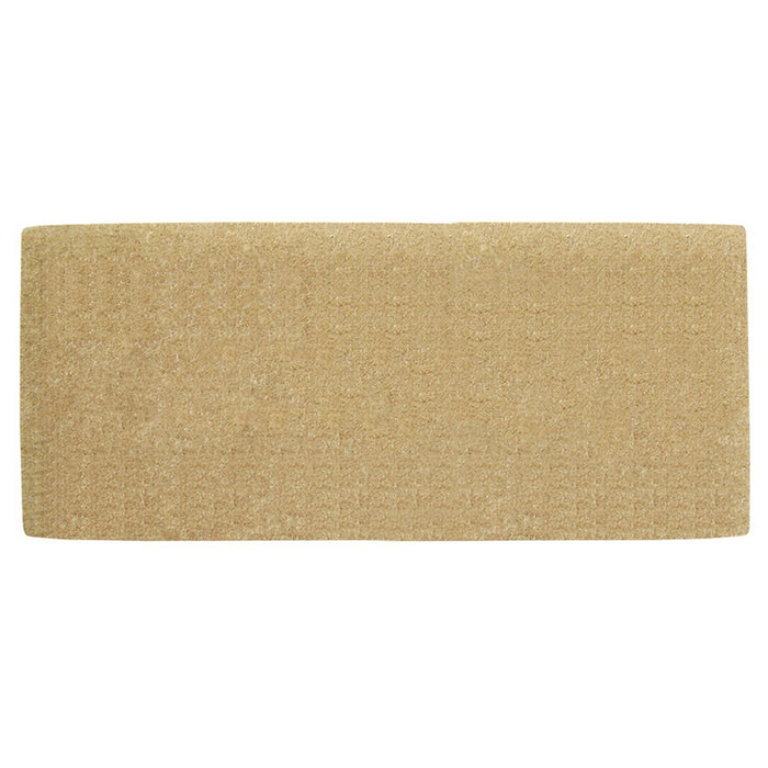 Heavy Duty Coir Doormat No Border, Plain - 24" x 57"