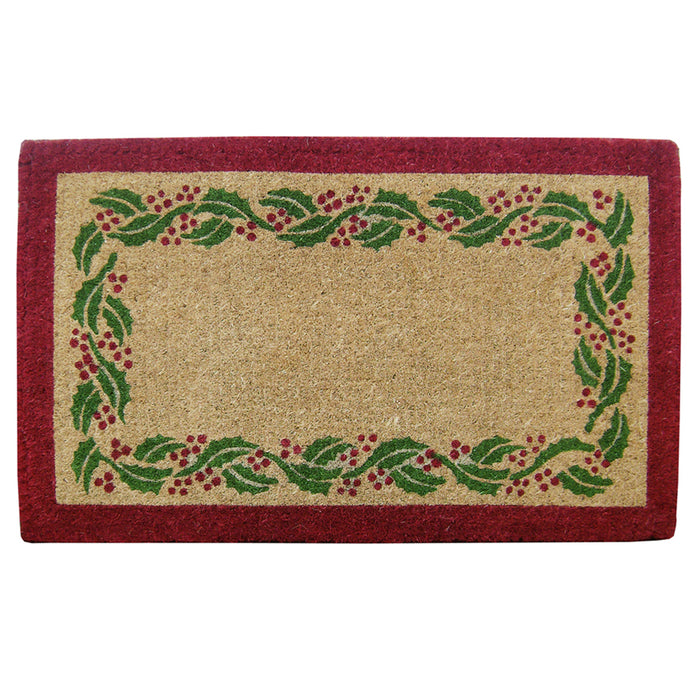 Heavy Duty Coco Mat Holly Ivy - 22" x 36"