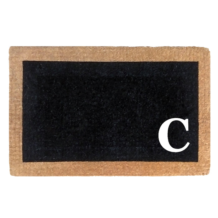 Heavy Duty Coco Mat Eclipse, Monogram C - 30" x 48"