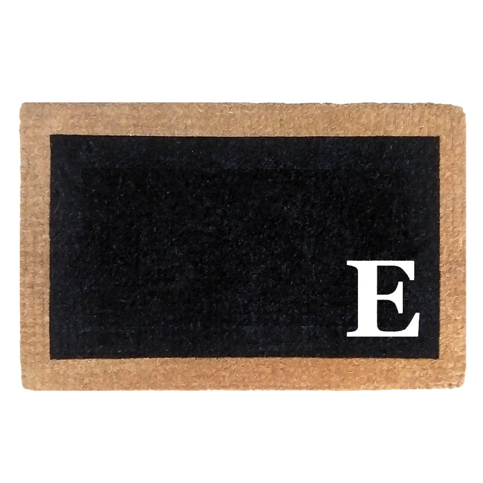 Heavy Duty Coco Mat Eclipse, Monogram E - 30" x 48"