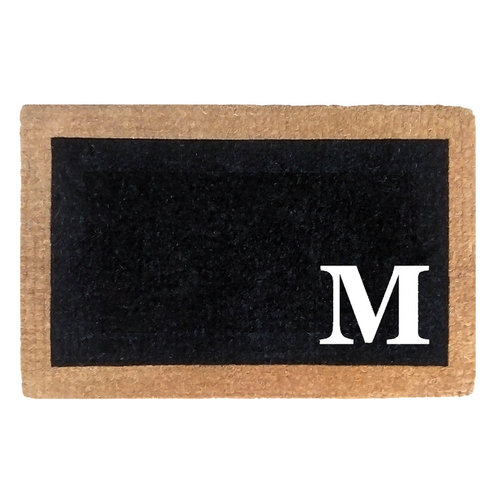 Heavy Duty Coco Mat Eclipse, Monogram M - 30" x 48"