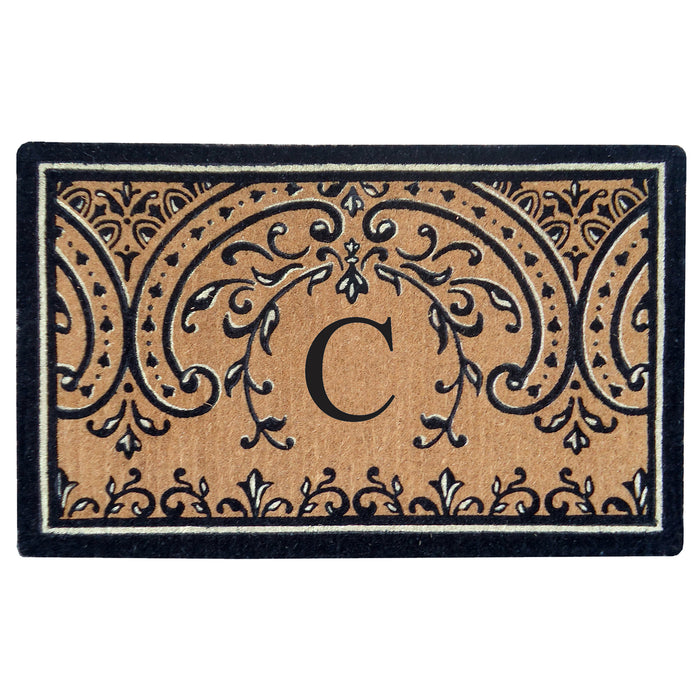 Heavy Duty Coco Mat Easton, Monogram C - 24" x 39"