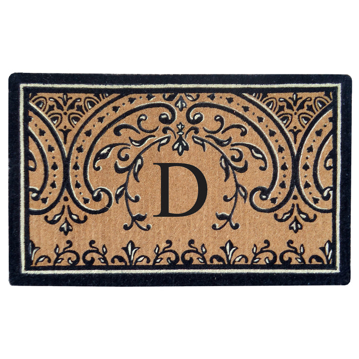 Heavy Duty Coco Mat Easton, Monogram D - 24" x 39"