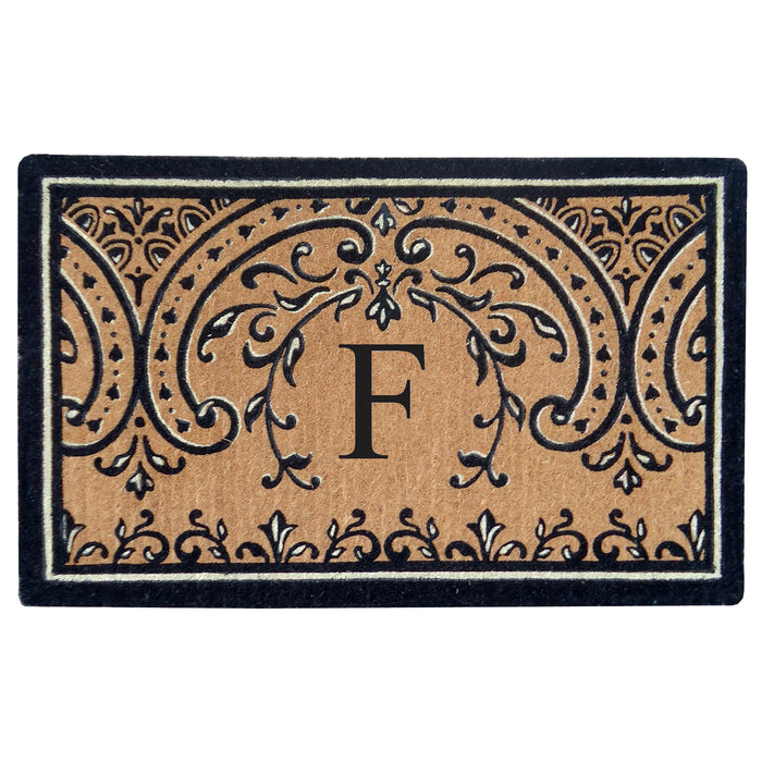 Heavy Duty Coco Mat Easton, Monogram F- 24" x 39"