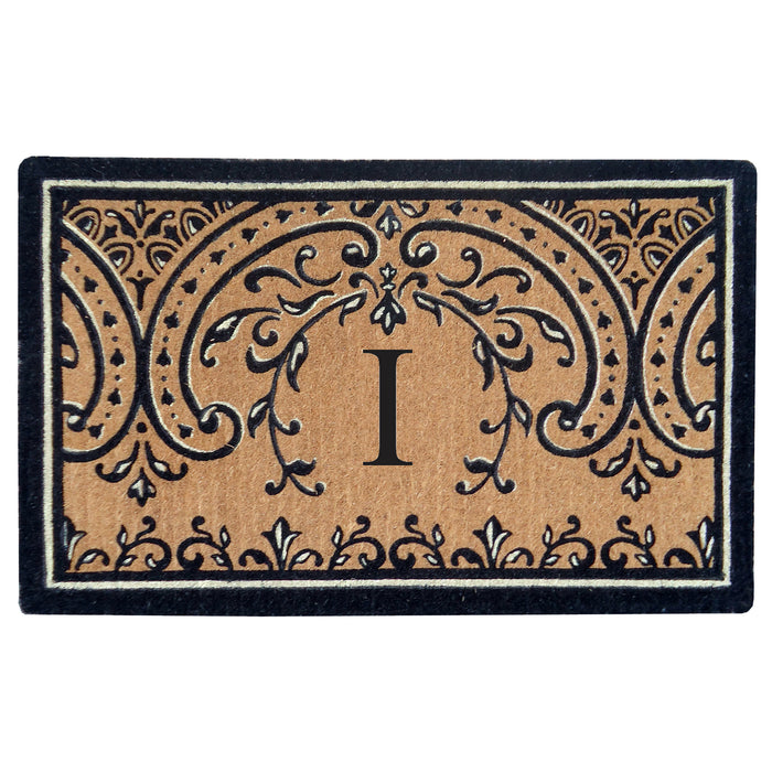 Heavy Duty Coco Mat Easton, Monogram I - 24" x 39"