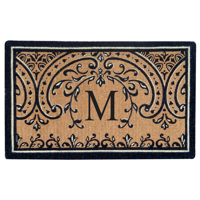 Heavy Duty Coco Mat Easton, Monogram M - 24" x 39"