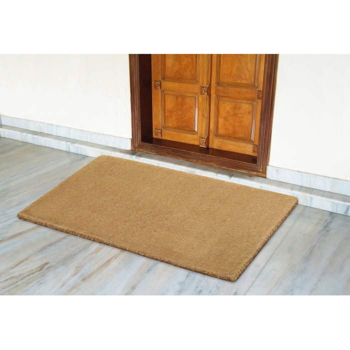 Heavy Duty Coir Doormat No Border, Plain - 30" x 48"