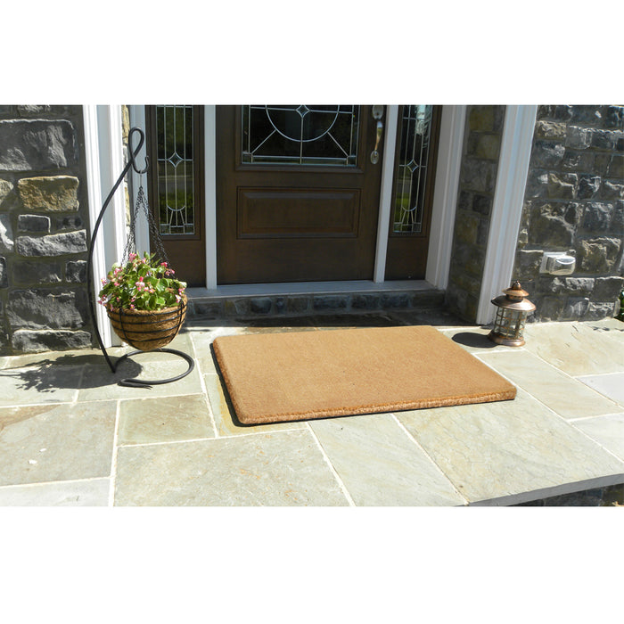 Heavy Duty Coir Doormat No Border, Plain - 30" x 48"