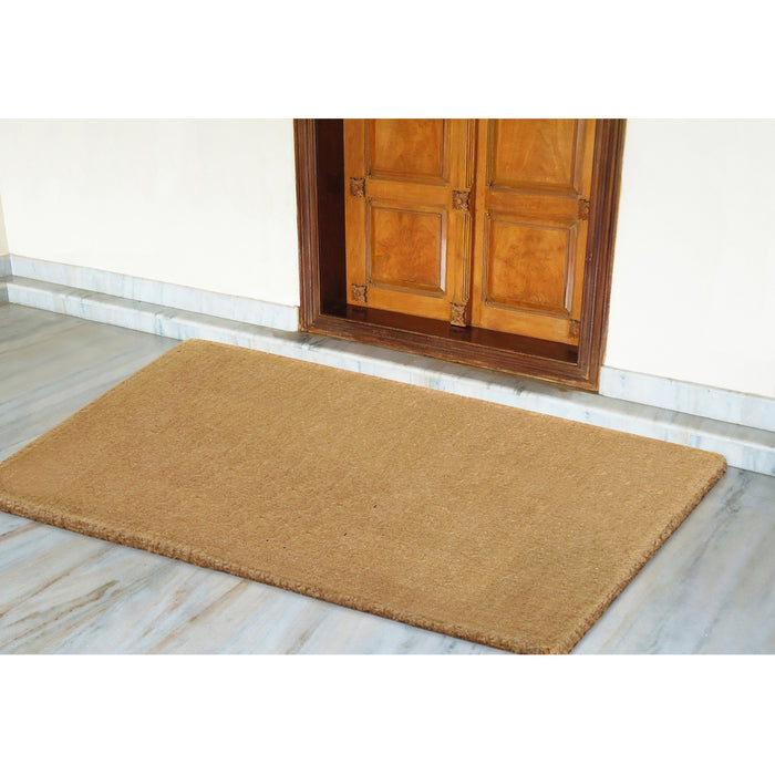 Heavy Duty Coir Doormat No Border, Plain - 30" x 48"