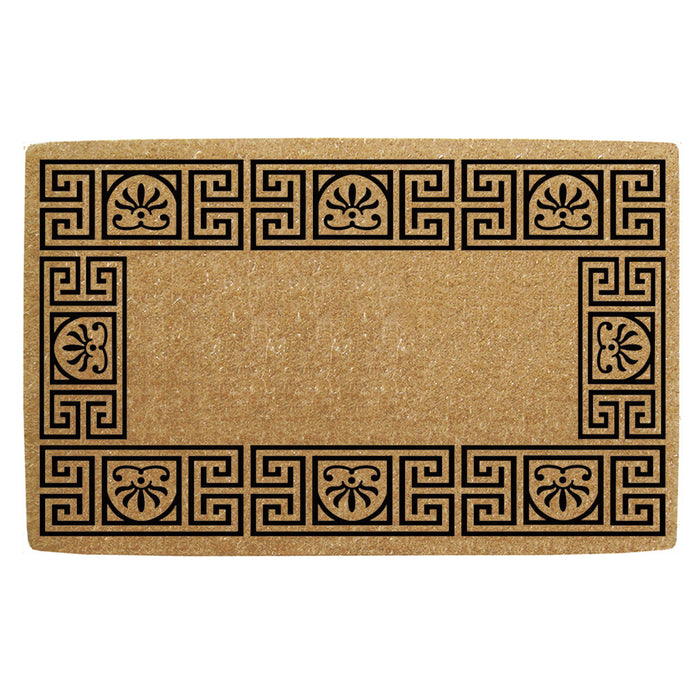 Heavy Duty Coir Doormat Greco, Plain - 18" x 30"