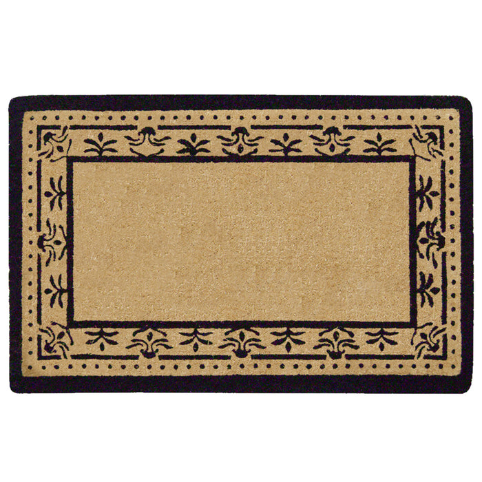 Heavy Duty Coir Doormat Corinthian, Plain - 22" x 36"