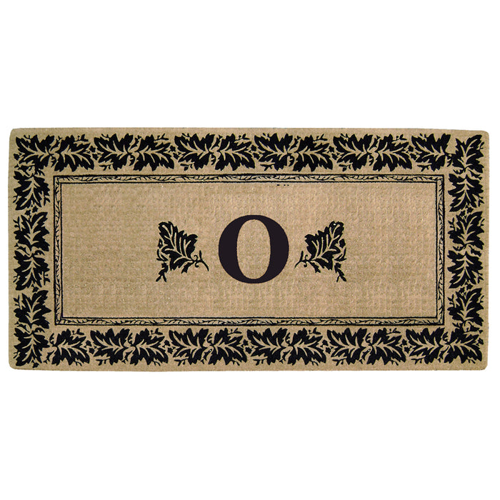 Heavy Duty Coir Door Mat Vineyard, Monogram O - 36" x 72"