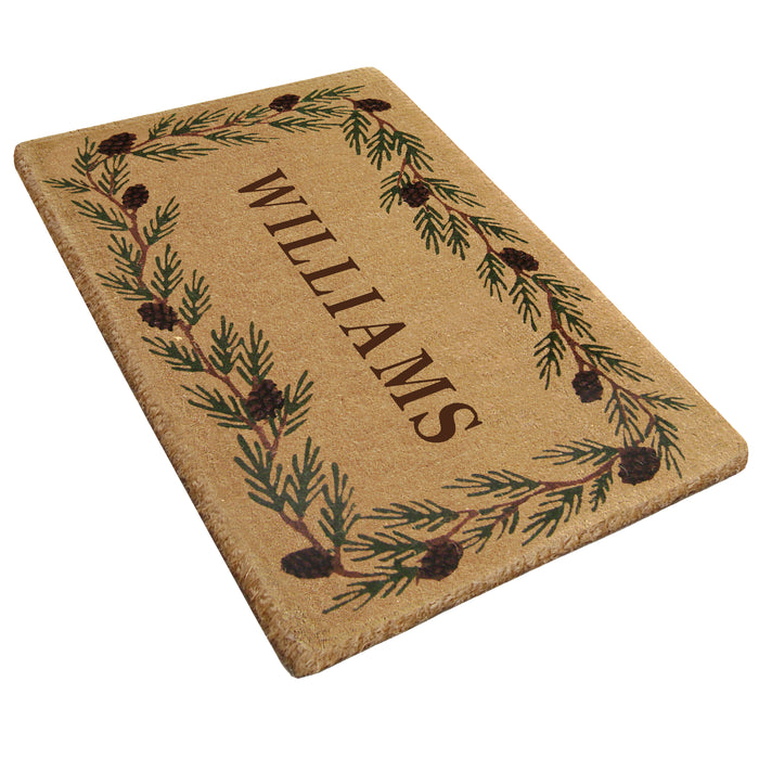 Evergreen Mat - 22 x 36 - Personalized-Heavy Duty Cocomat-Accentuary