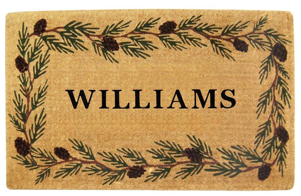 Evergreen Mat - 30 x 48 - Personalized-Heavy Duty Cocomat-Accentuary