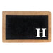 Eclipse Heavy Duty Coir Doormat - 22"x 36"  - Monogrammed H
