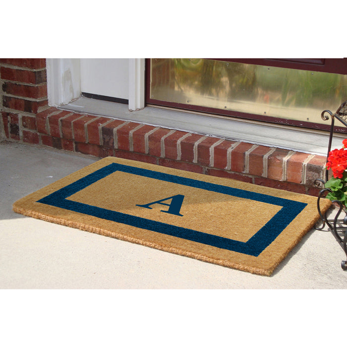 Single Picture Frame Mat - (22 x 36) - Monogram - 4 Colors Available-Heavy Duty Cocomat-Accentuary
