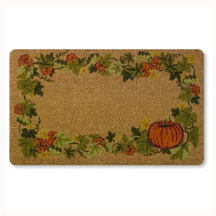 Botanical Pumpkin Doormat - Plain