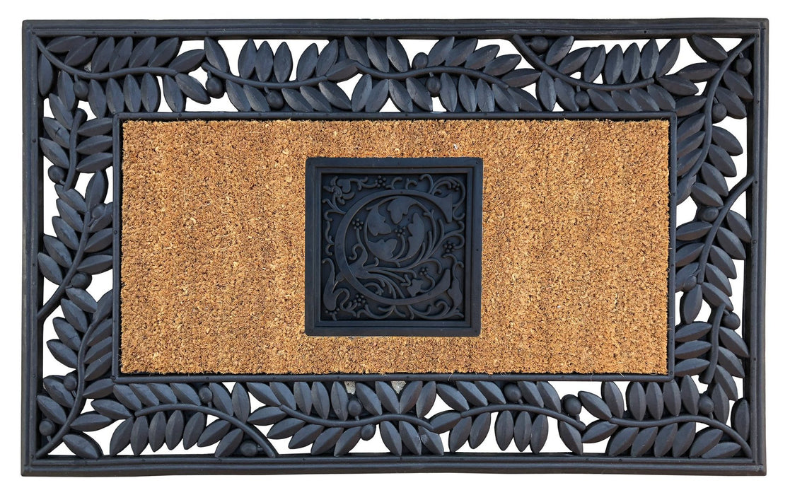 Olive Border Sentinel Doormat - 24" x 57"