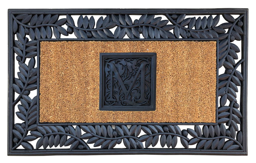 Olive Border Sentinel Doormat - 22" x 36"
